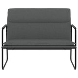 Banc Gris foncé 100x64x80 cm Tissu