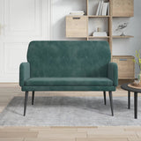 Banc Vert foncé 108x79x79 cm Velours