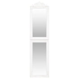 Miroir sur pied Blanc 40x160 cm