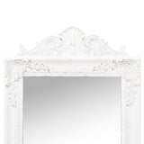 Miroir sur pied Blanc 40x160 cm