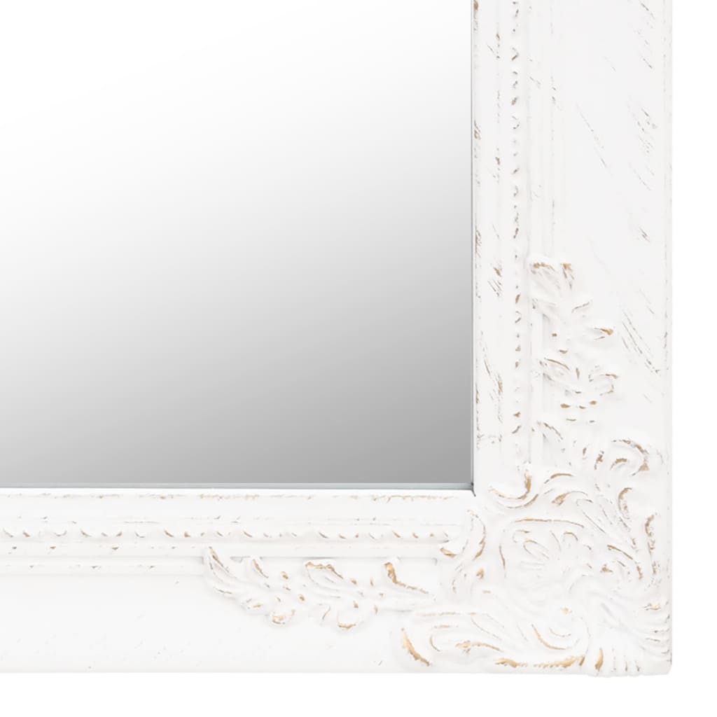 Miroir sur pied Blanc 40x160 cm