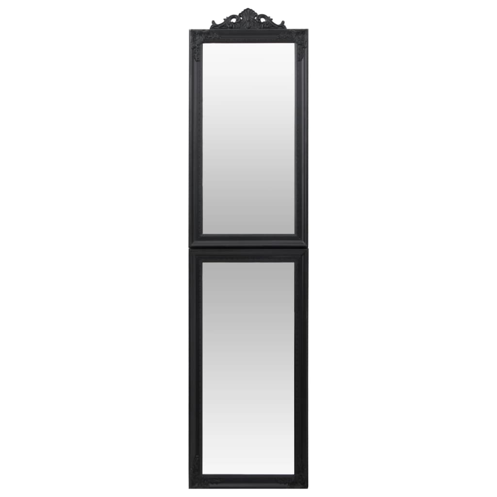 Miroir sur pied Noir 40x160 cm