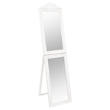 Miroir sur pied Blanc 45x180 cm