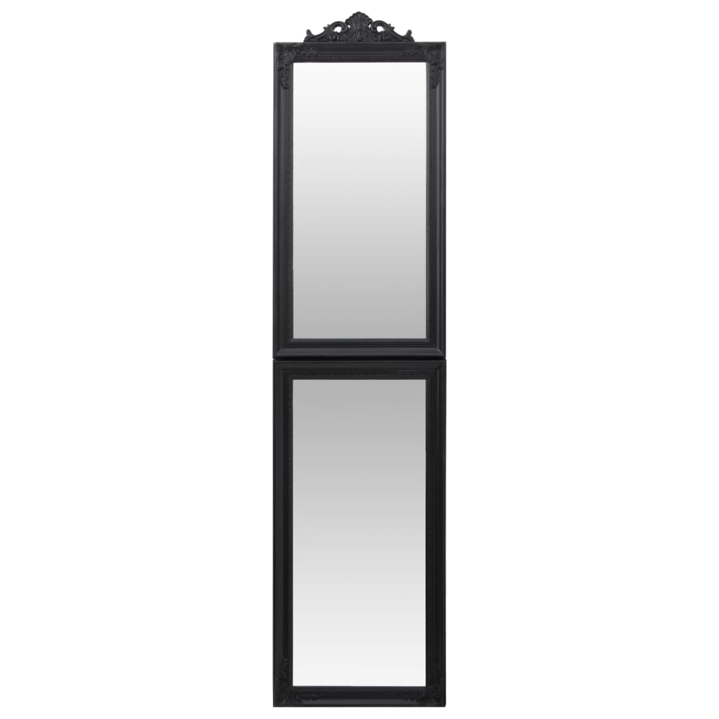 Miroir sur pied Noir 45x180 cm