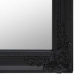 Miroir sur pied Noir 45x180 cm