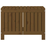 Boîte de rangement de jardin Marron miel 76x42,5x54 cm Bois pin