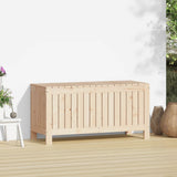 Boîte de rangement de jardin 108x42,5x54 cm Bois massif de pin