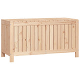 Boîte de rangement de jardin 115x49x60 cm Bois massif de pin