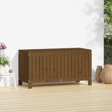 Garden storage box Honey brown 115x49x60 cm Pine wood