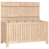 Boîte de rangement de jardin 121x55x64 cm Bois massif de pin