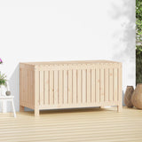 Boîte de rangement de jardin 121x55x64 cm Bois massif de pin