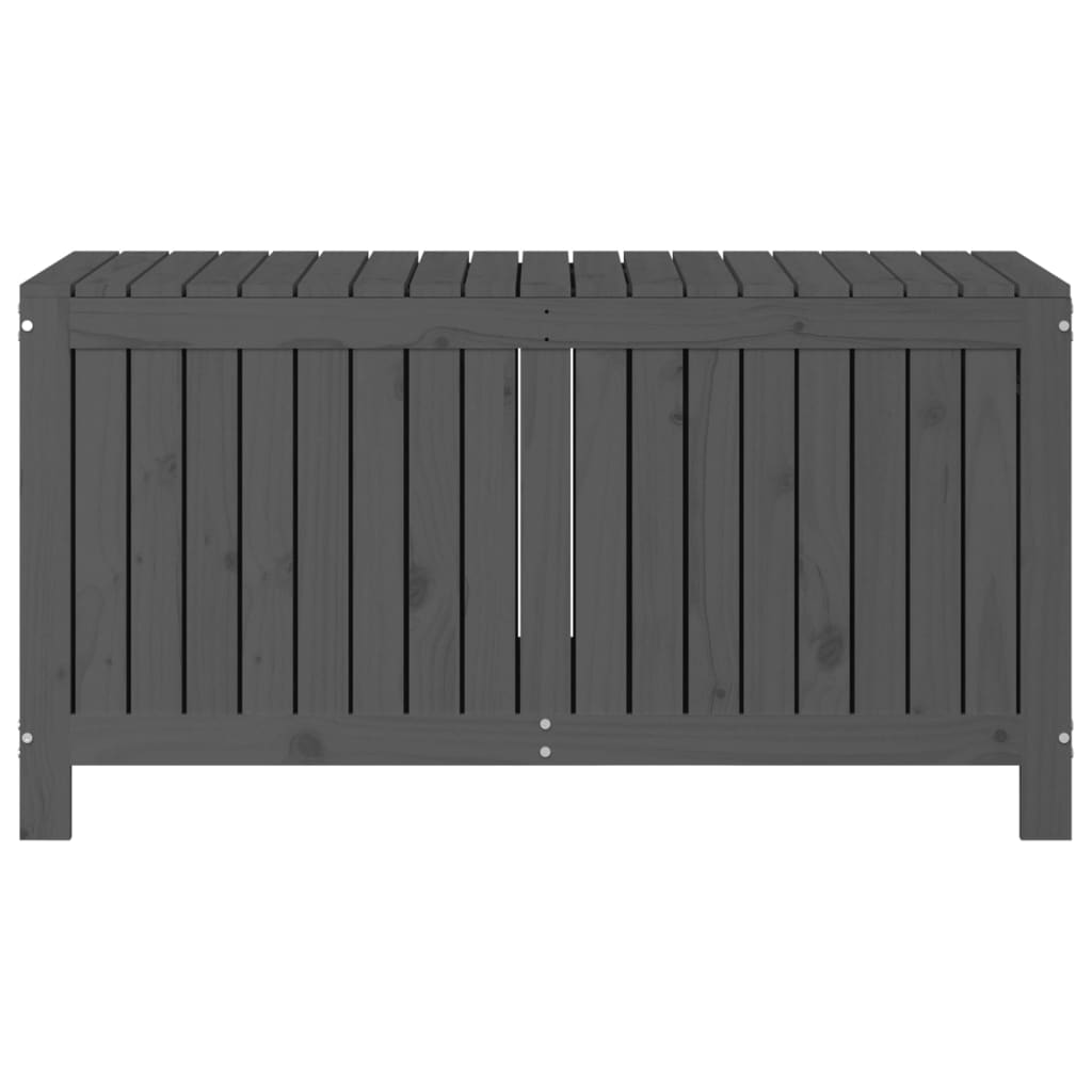 Boîte de rangement de jardin Gris 121x55x64 cm Bois de pin