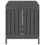 Boîte de rangement de jardin Gris 121x55x64 cm Bois de pin