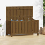 Boîte de rangement de jardin Marron miel 121x55x64 cm Bois pin