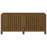 Boîte de rangement de jardin Marron miel 147x68x64 cm Bois pin