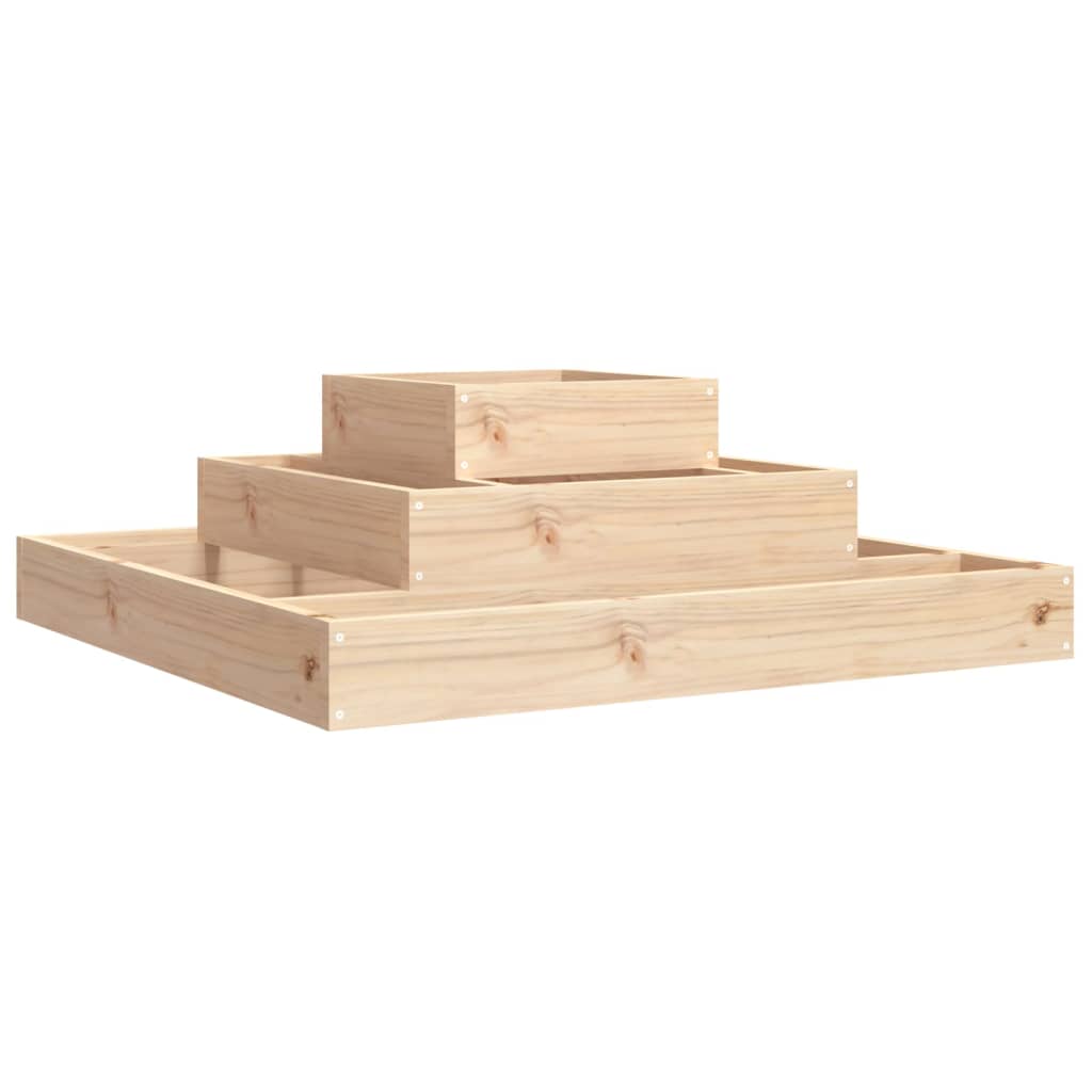 Jardinière 80x80x27 cm Bois massif de pin