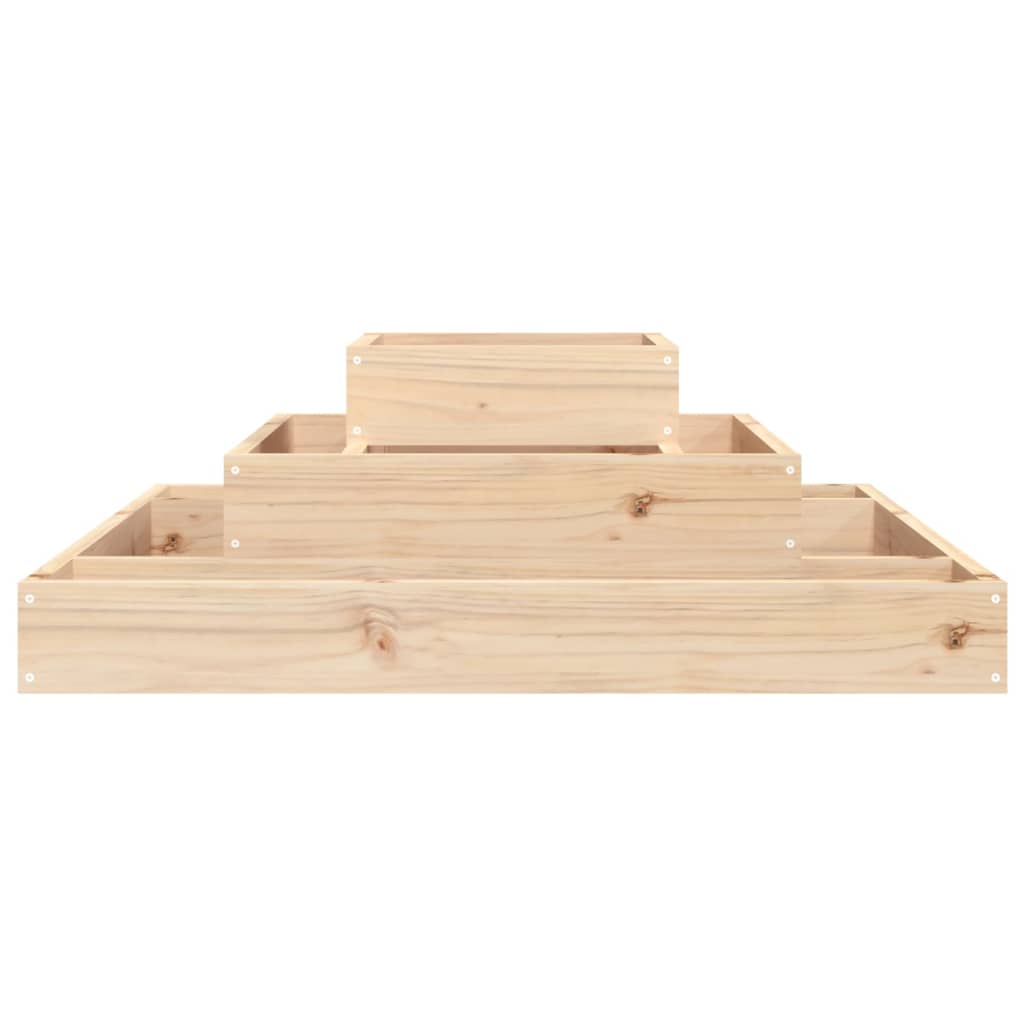 Jardinière 80x80x27 cm Bois massif de pin