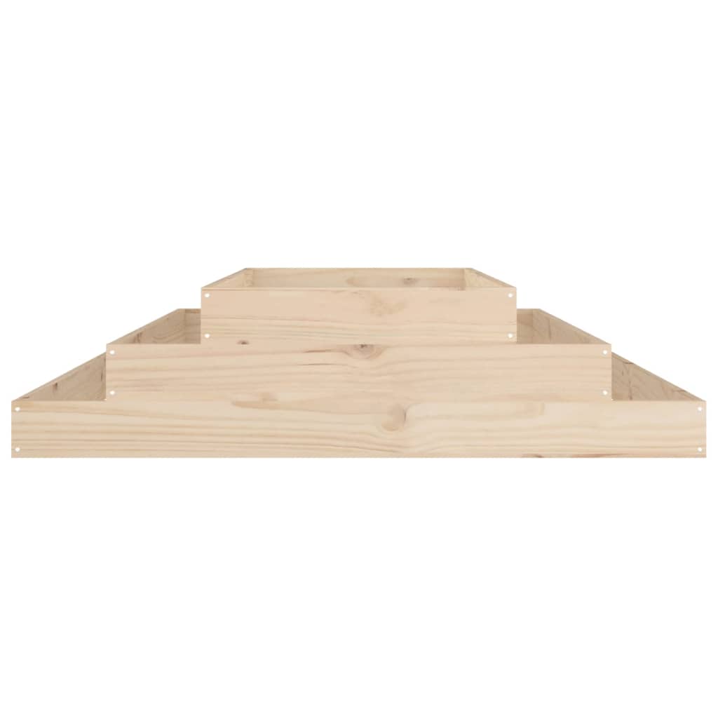 Planter 110x110x27 cm Solid pine wood