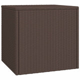 Side tables 3 pcs brown resin wicker