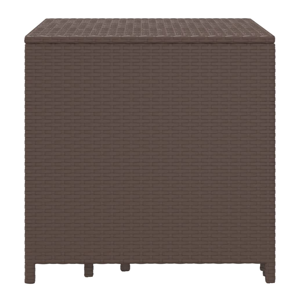 Nesting tables 3 pcs brown resin wicker