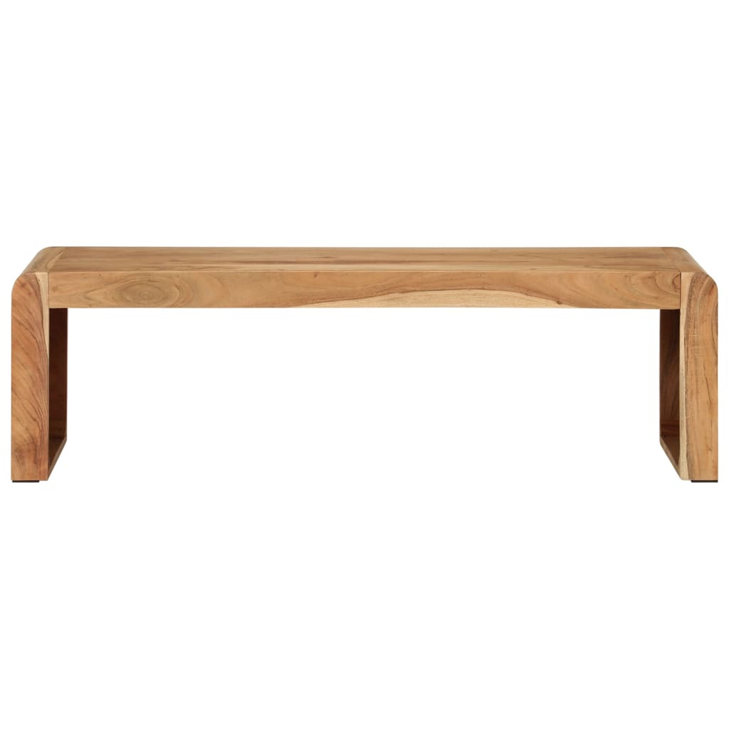 Meuble TV 110x33x33 cm bois d'acacia massif