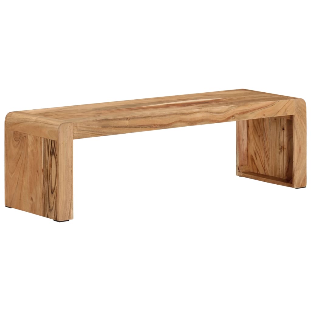 Meuble TV 110x33x33 cm bois d'acacia massif