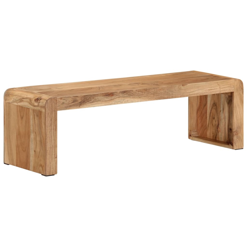 Meuble TV 110x33x33 cm bois d'acacia massif