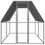 Outdoor chicken coop 2x4x2 m Galvanized steel