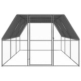 Outdoor chicken coop 3x6x2 m Galvanized steel