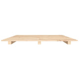 Cadre de lit sans matelas 90x200 cm bois de pin massif