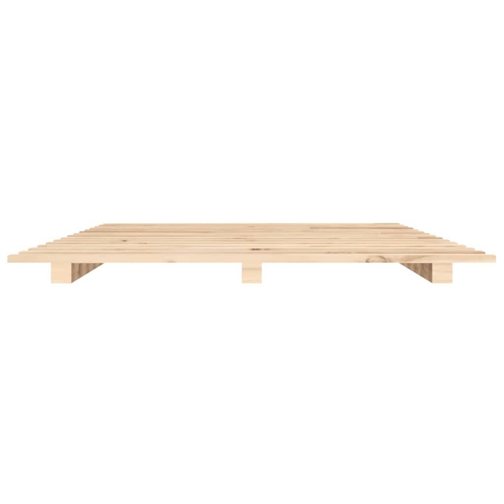 Cadre de lit sans matelas 100x200 cm bois massif de pin