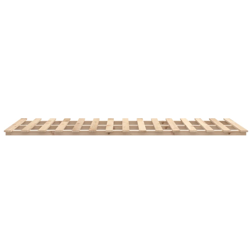 Cadre de lit sans matelas 100x200 cm bois massif de pin