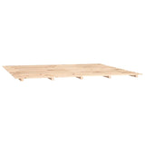 Cadre de lit sans matelas 160x200 cm bois massif de pin