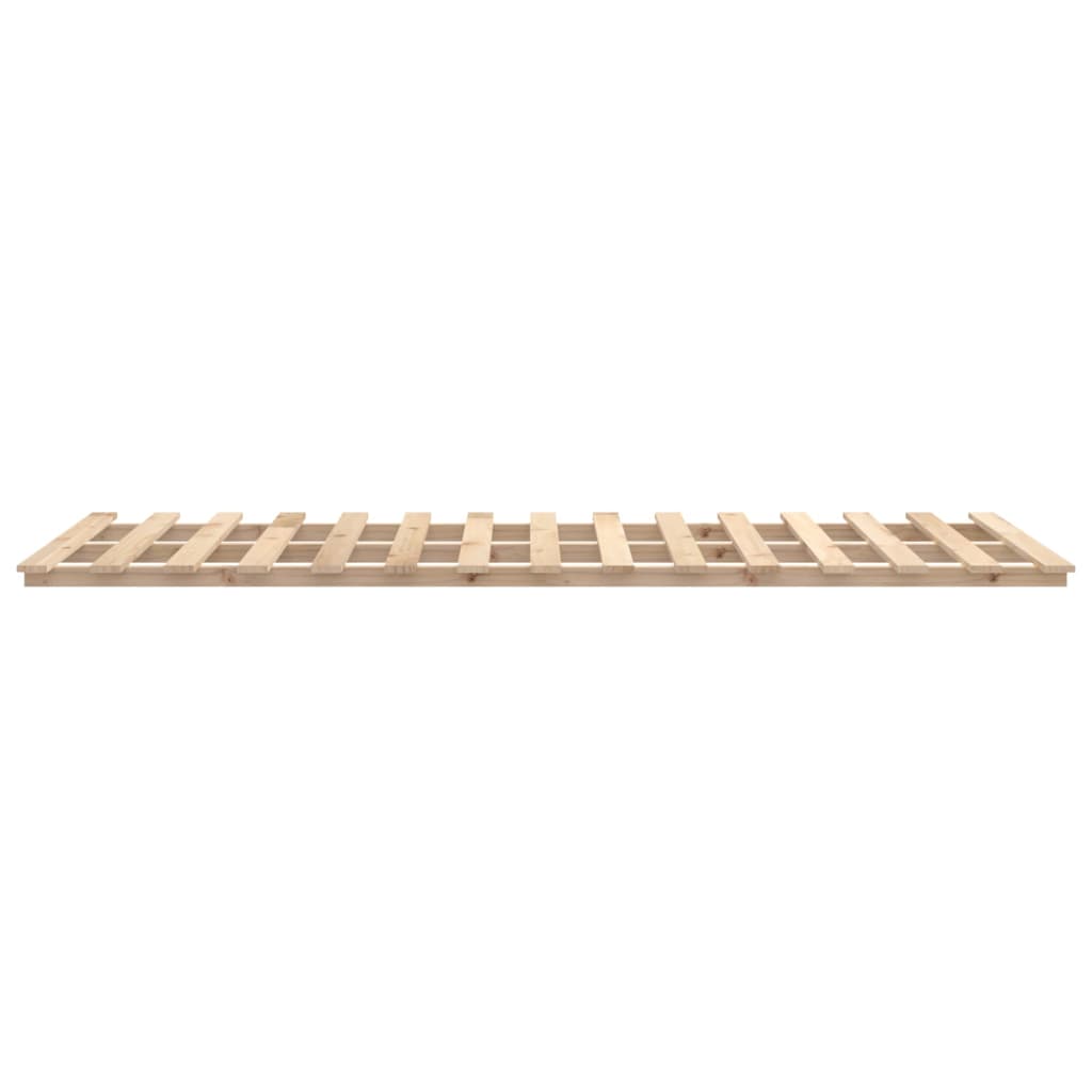 Cadre de lit sans matelas 75x190 cm bois de pin massif