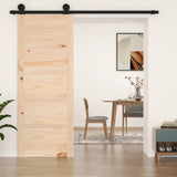 Barn door 80x1.8x204.5 cm Solid pine wood