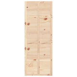 Porte de grange 80x1,8x214 cm Bois massif de pin