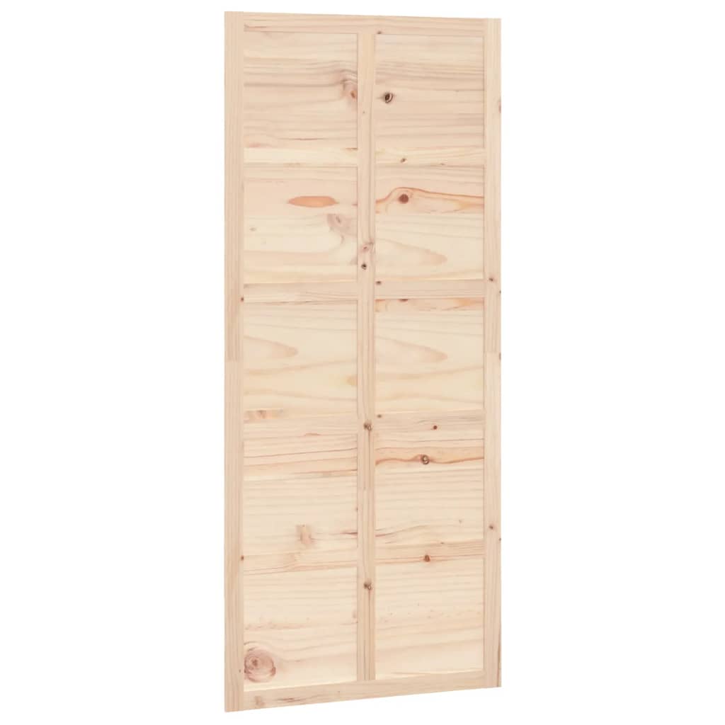 Porte de grange 90x1,8x214 cm Bois massif de pin