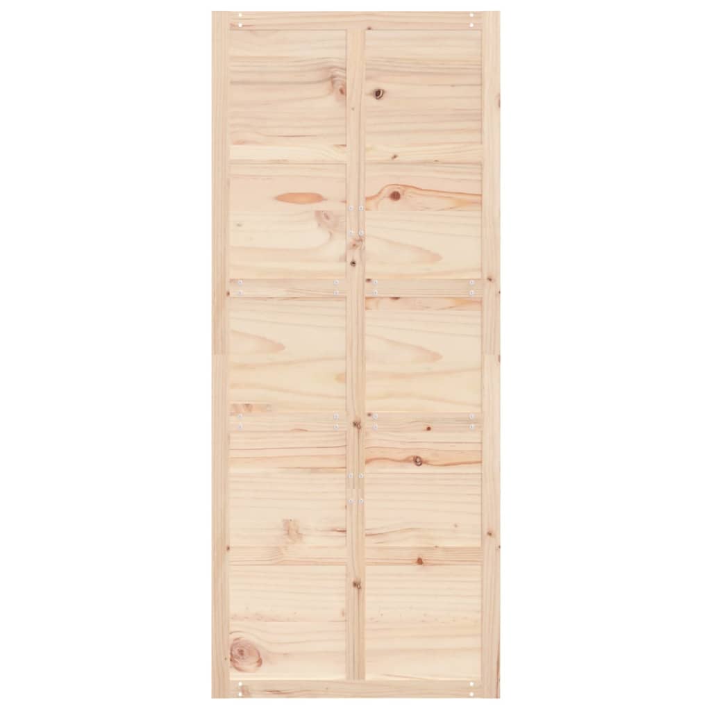 Porte de grange 90x1,8x214 cm Bois massif de pin