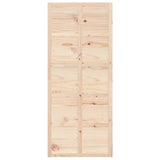 Porte de grange 90x1,8x214 cm Bois massif de pin