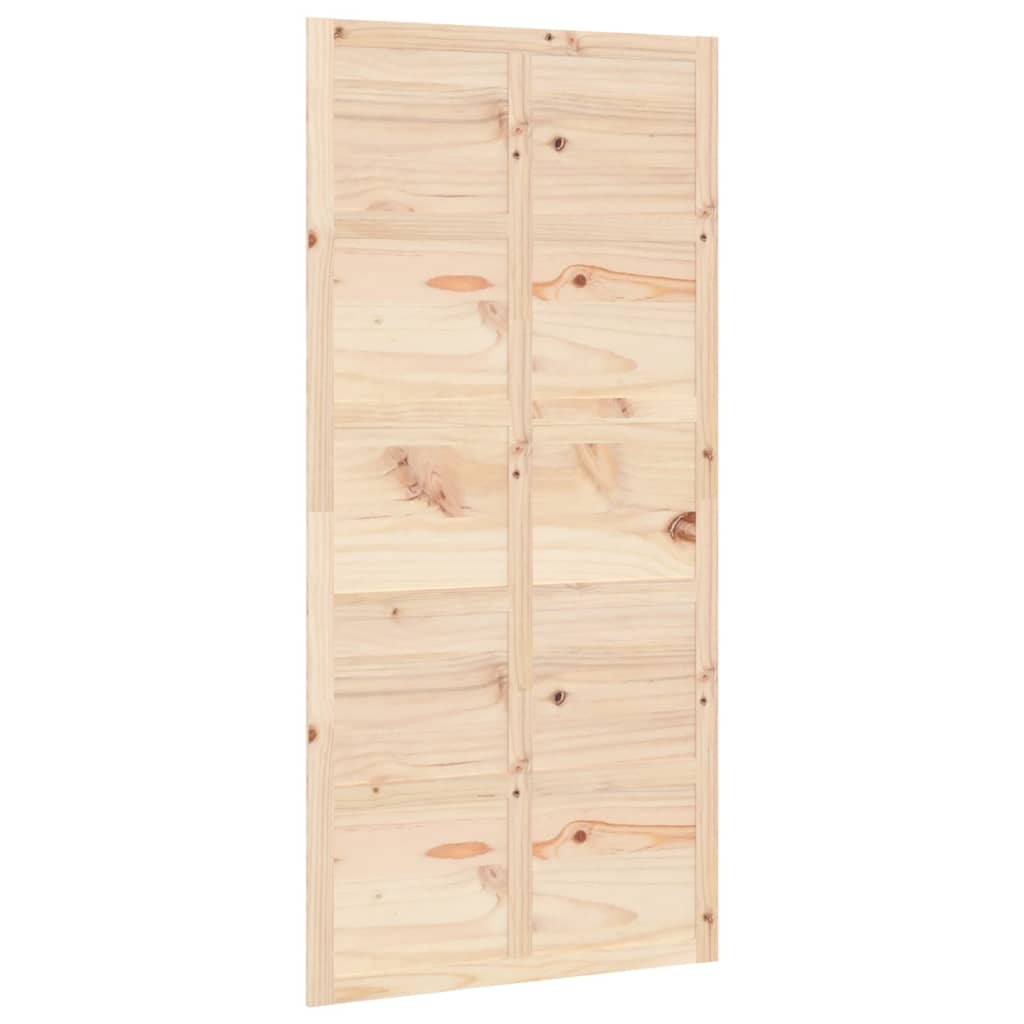 Porte de grange 100x1,8x214 cm Bois massif de pin