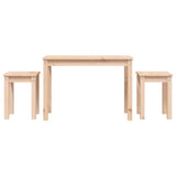 Tables gigognes 3 pcs Bois de pin massif