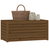 Honey brown garden box 101x50.5x46.5 cm solid pine wood