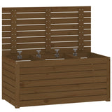 Honey brown garden box 101x50.5x46.5 cm solid pine wood