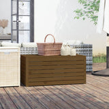 Honey brown garden box 101x50.5x46.5 cm solid pine wood