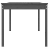 Table de jardin gris 82,5x82,5x76 cm bois massif de pin