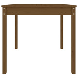 Table de jardin marron miel 82,5x82,5x76 cm bois massif de pin