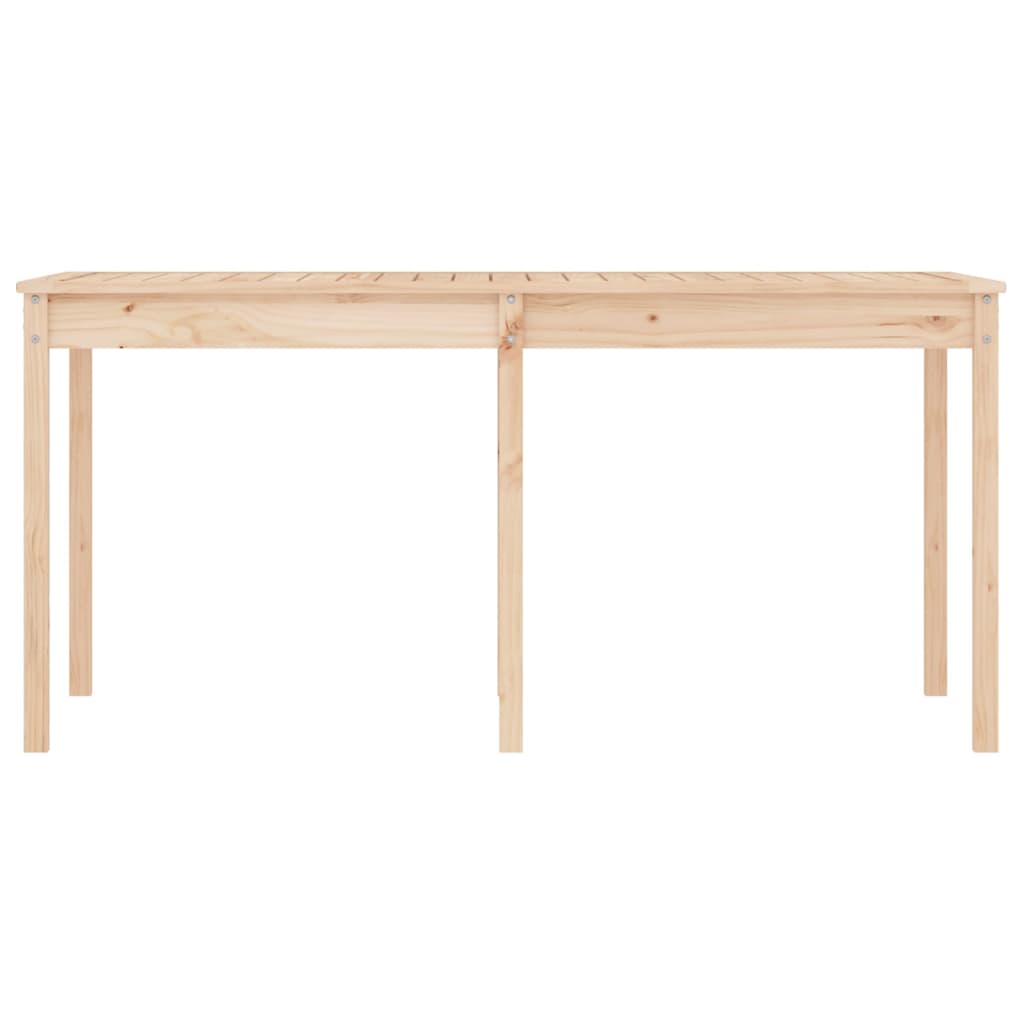 Table de jardin 159,5x82,5x76 cm bois massif de pin