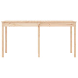 Table de jardin 159,5x82,5x76 cm bois massif de pin