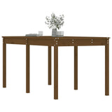 Table de jardin marron miel 159,5x82,5x76 cm bois massif de pin