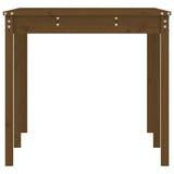 Table de jardin marron miel 159,5x82,5x76 cm bois massif de pin